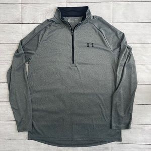 Mens UA Tech 1/2 Zip Long Sleeve